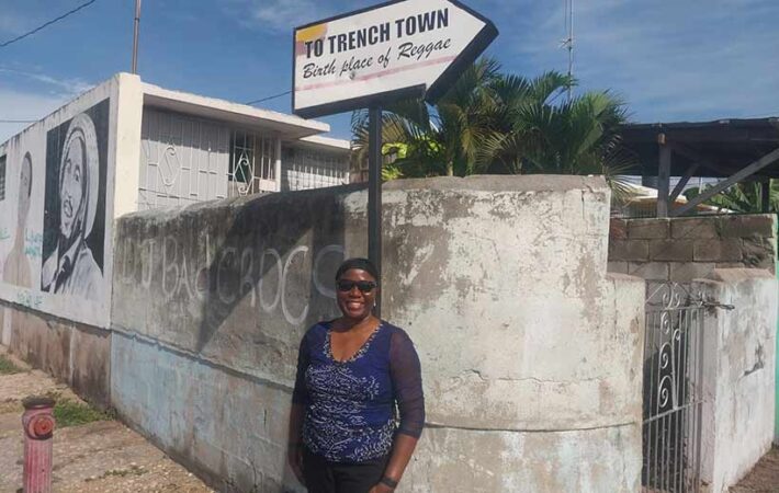 Trench Town in Kingston Jamaica